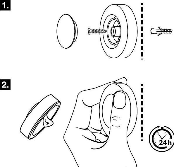 Actual product image Wagner System Wall door buffer SOG WALL (1 pcs.)