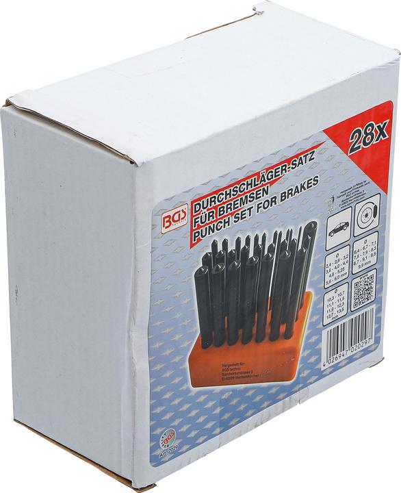 Actual product image BGS Punch Set for Brakes 28 pcs. (Front wheel brake, Brake kit)