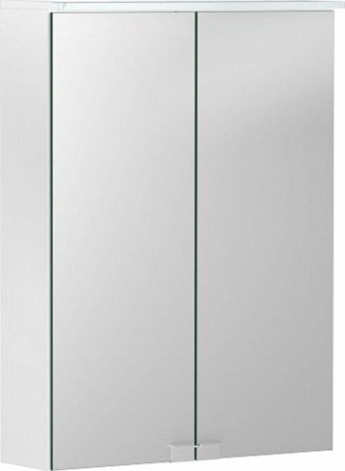 Geberit Option Basic Spiegelschrank mit Beleuchtung, zwei Türen, Breite 50cm, 500257001 (50 x 18 x 67.50 cm)
