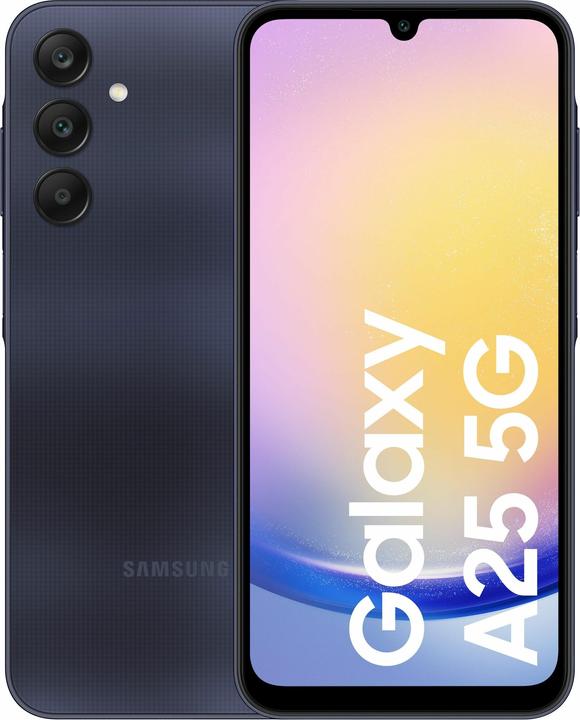Produktbild Samsung Galaxy A25 5G (262.14 GB, Blue Black, 6.50", Dual SIM, 50 Mpx, 5G)