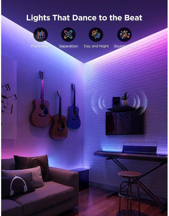 Produktbild Govee LED Strip 2 Pro (RGBW, RGBIC, 500 cm, Indoor)