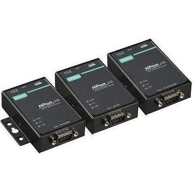 Moxa NPORT 5110 - RS-232-Geräteserver mit 1 Anschluss, Betriebstemperatur 0 bis 55 °C, Druckerserver