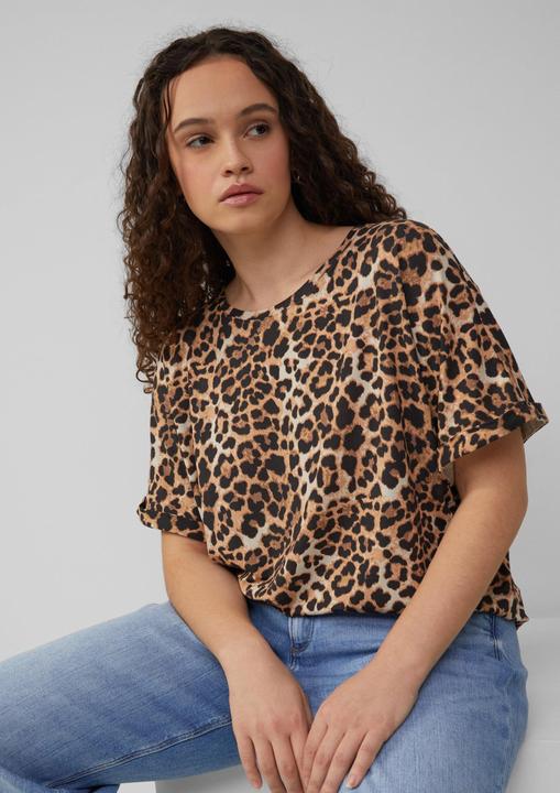 Produktbild S.Oliver T-Shirt Locker geschnittenes T-Shirt aus Modalmix (50)