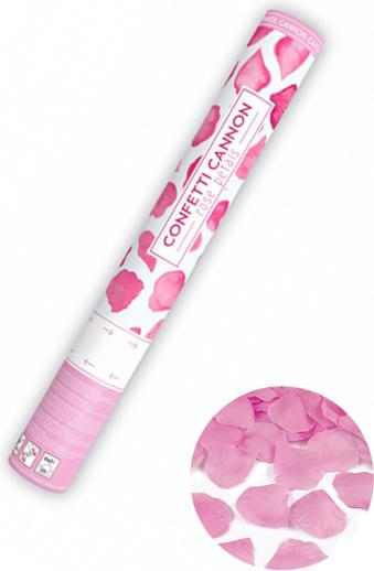Produktbild Partydeco Konfettikanone - 40cm - Papier - Herzen - Rosa