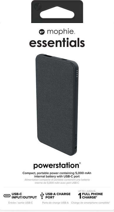 Produktbild mophie Essentials Powerstation 5K (5000 mAh, 20 W, 18.50 Wh)