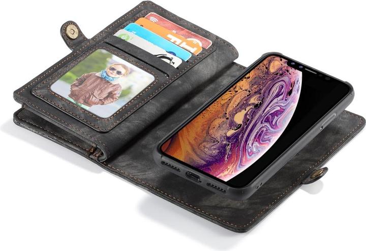 Produktbild Caseme Apple iPhone XR Echtleder Portemonnaie Karten Hülle (Apple iPhone XR)