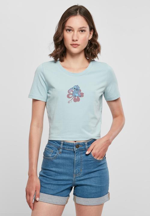 Produktbild Merchcode Lilo & Stitch Sitting On Flower Cropped Tee - 193147 (S)