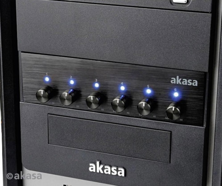 Actual product image Akasa FC.Six (6 Fan)