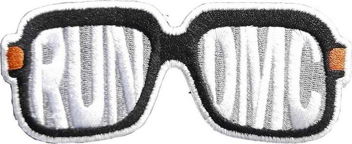 Actual product image Run DMC Glasses patch to iron on cotton (10 x 4.20 cm)