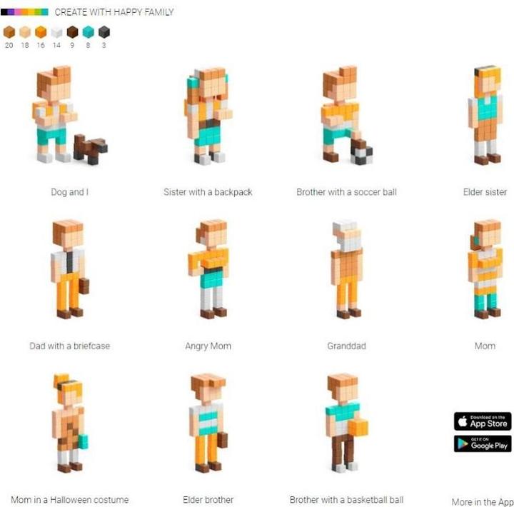 Actual product image Pixio Happy family