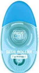 Actual product image Plus Japan Adhesive roller mini 6mm x12m blue