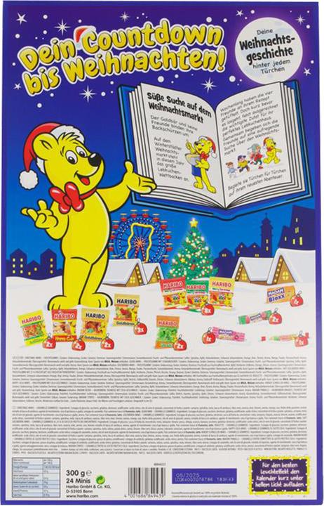 Produktbild Haribo Adventskalender (10 Stk., 300 g)