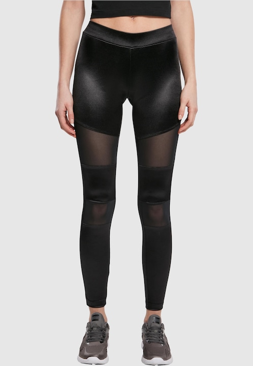 Produktbild Urban Classics Ladies Shiny Tech Mesh Leggings (XS)