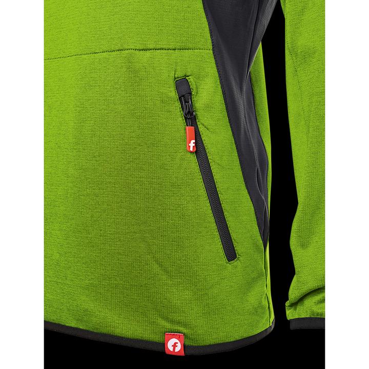 Produktbild Magni Tech-Fleecepullover lime/schwarz meliert Gr. L Fortis Elements (L)