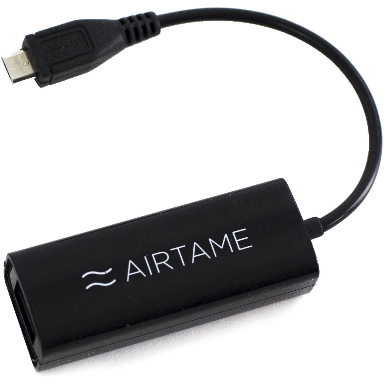Airtame At-Eth (Micro USB, RJ45 (1x)), Netzwerkadapter, Schwarz