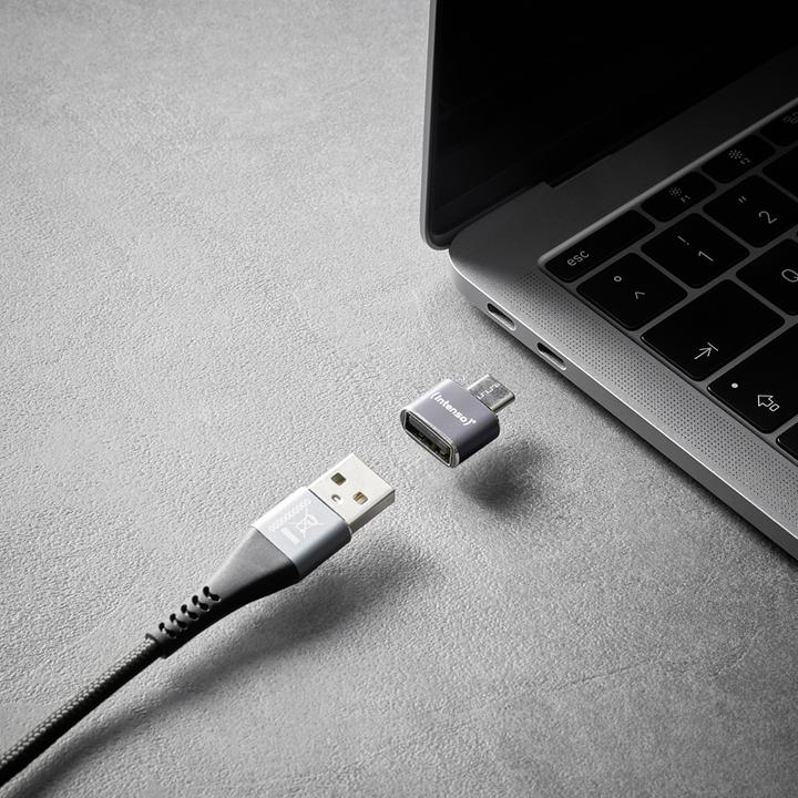 Image du produit Intenso 3-pack USB Adapter MIX USB-C/A/MICRO MIX480 Aluminiu (USB 2.0)
