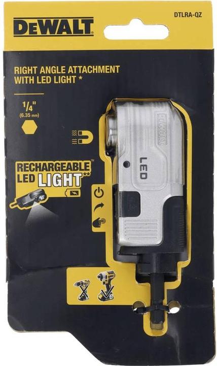 Image du produit DeWalt Accessoire d'angle 1/4Z avec LED DTLRA-QZ