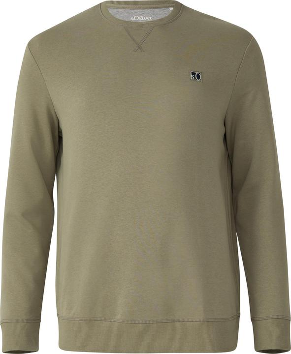 Produktbild s.Oliver Sweatshirt Sweatshirt aus Baumwollmix mit Crew Neck (3XL)