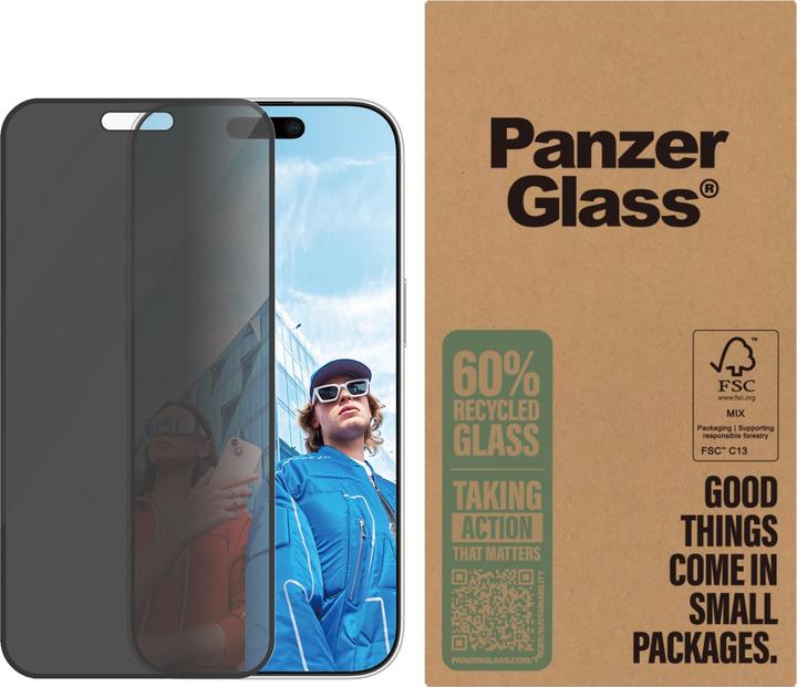 Produktbild PanzerGlass Privacy Screen Protector (1 Stk., Apple iPhone 16 Pro)