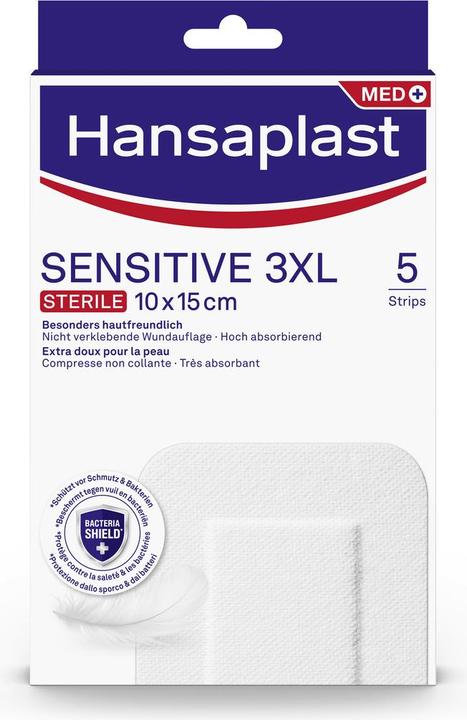 Produktbild Hansaplast Wundpflaster Sensitive 3XL 5 Stück (5 x)