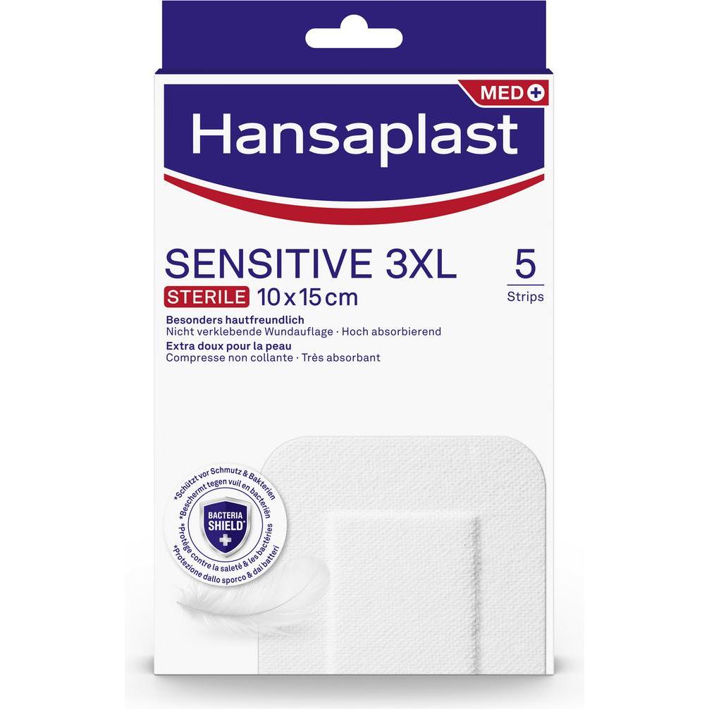 Hansaplast, Pflaster, Wundpflaster Sensitive 3XL 5 Stück (5 x)