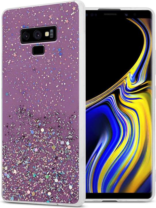 Viola con glitter