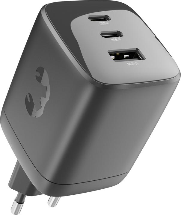 Fresh'N Rebel Fresh 'n Rebel Wall Charger Grey 100W (100 W, 3 Ports)