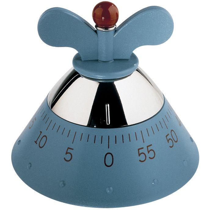 Alessi Kitchen Timer, Küchenwecker, Blau