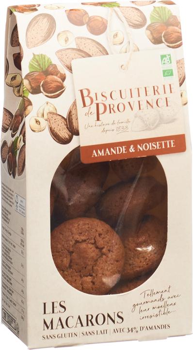 Produktbild Biscuiterie Makronen Haselnuss glutenfrei Bio (130 g)