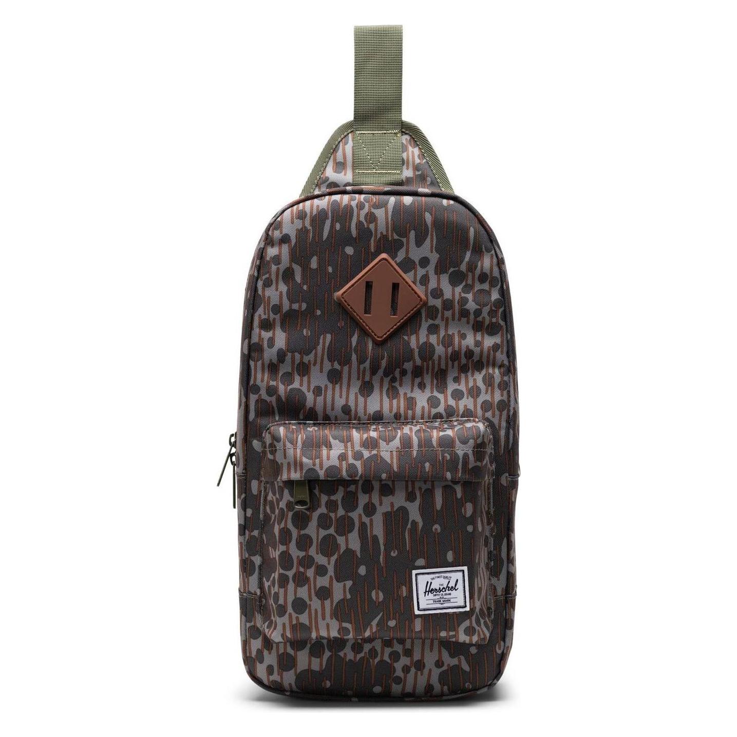 Herschel, Unisex, Handtasche, Heritage Shoulder Bag, Grün, Mehrfarbig