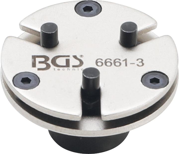 BGS Bremskolben-Rückstelladapter universal mit 3 Stiften (Hinterradbremse, Bremsset, 3)
