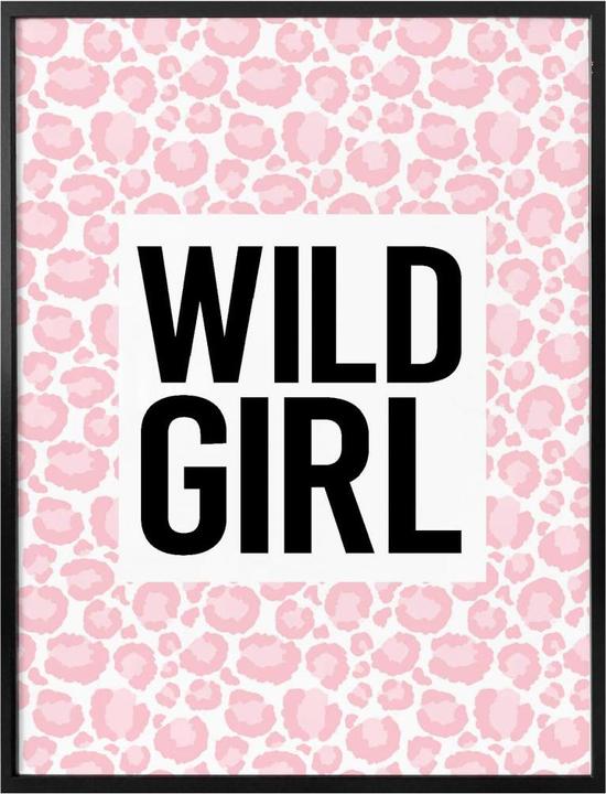 Immagine prodotto Trenddeko Leopardo - Ragazza selvaggia (40 x 50 cm)