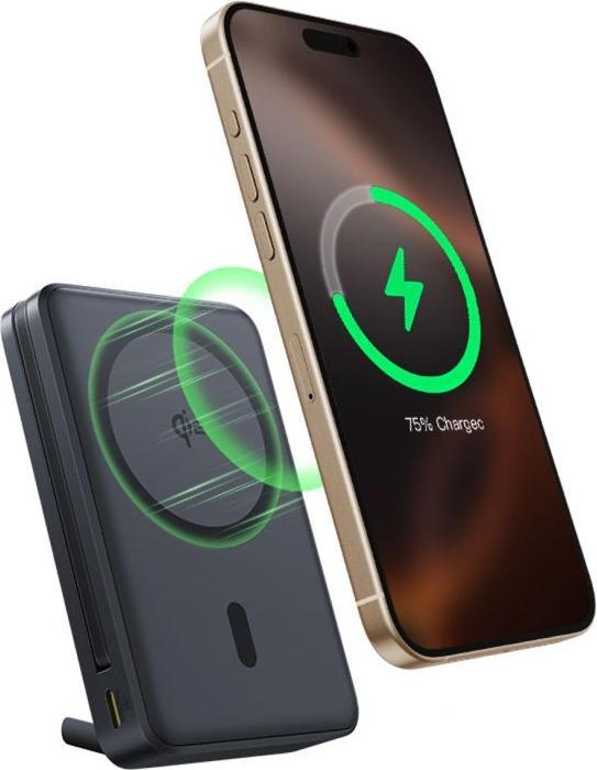 Actual product image Baseus Nomos Qi2 magnetic powerbank, USB-C 10000mAh 45W (10000 mAh, 45 W, 36 Wh)