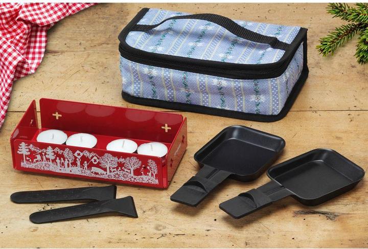 Produktbild Trisa Teelicht-Raclette Explore the Alps Rot