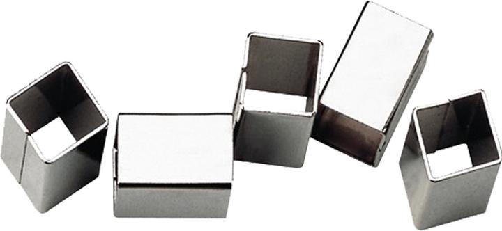 EDI Douille de compensation métallique pour tige carrée de 9 à 10 mm Longueur 30 mm