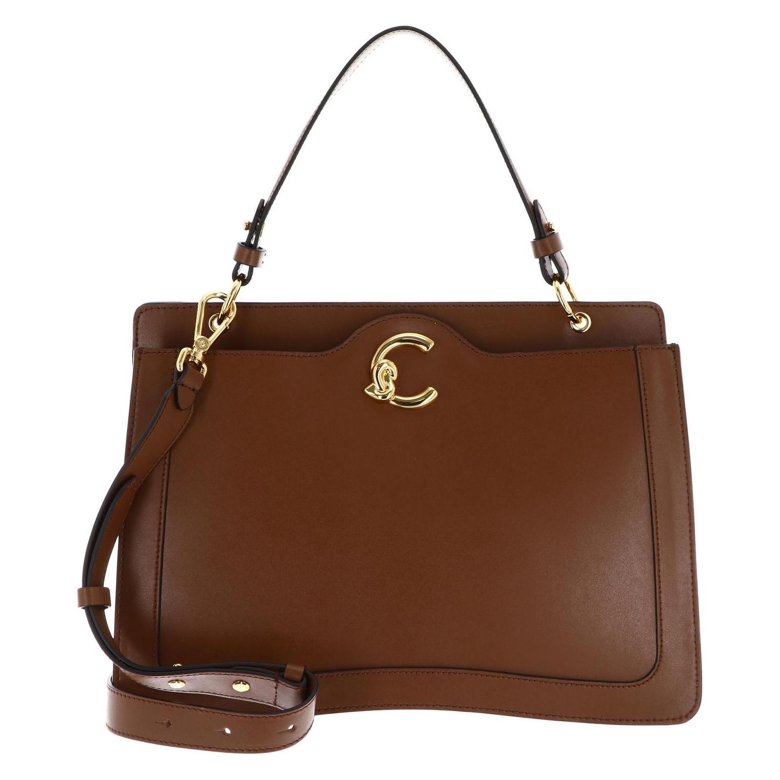 Coccinelle, Damen, Handtasche, C-Me Calf Handbag, Braun
