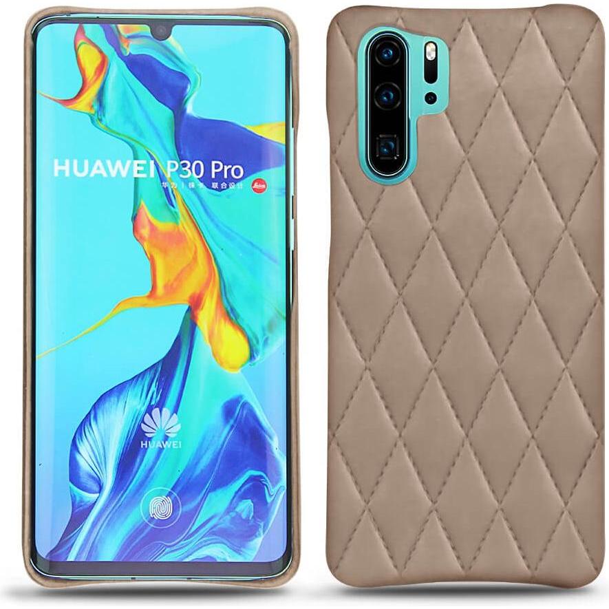 Noreve Lederschutzhülle (Huawei P30 Pro), Smartphone Hülle, Beige