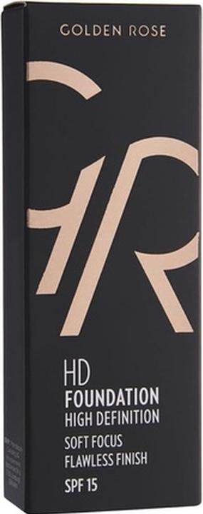 Produktbild Golden Rose HD Foundation HD Definition 102 Elfenbein (Ivory)