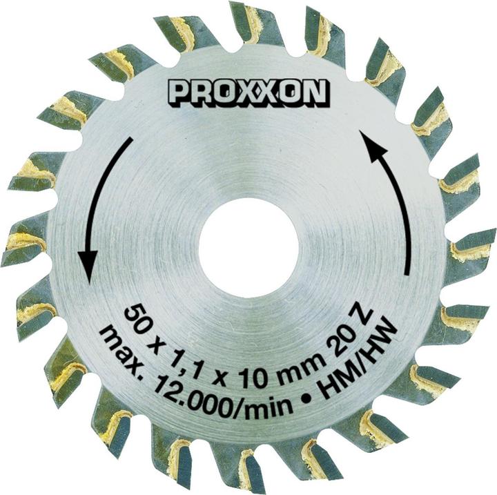 Proxxon HM-bestücktes Kreissägeblatt 20Z