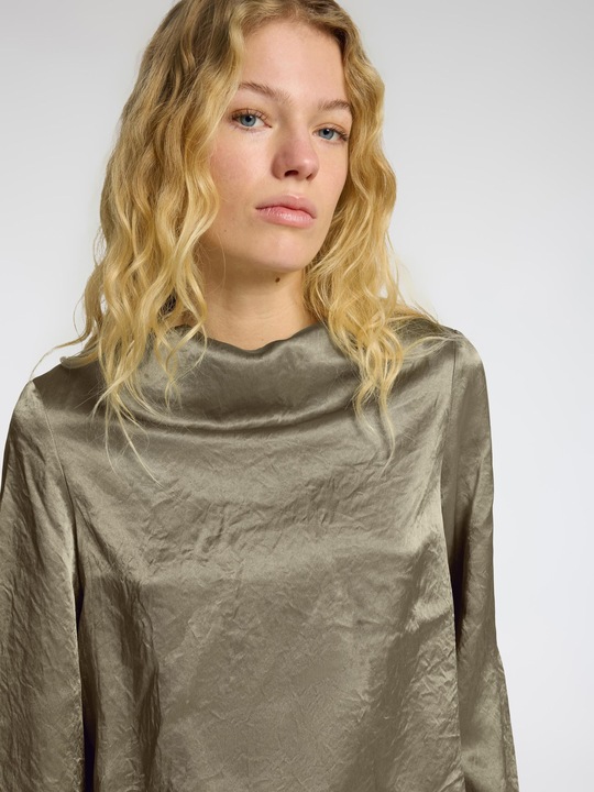 Actual product image Selected Femme High Neck Oberteil mit langen Ärmeln (36)