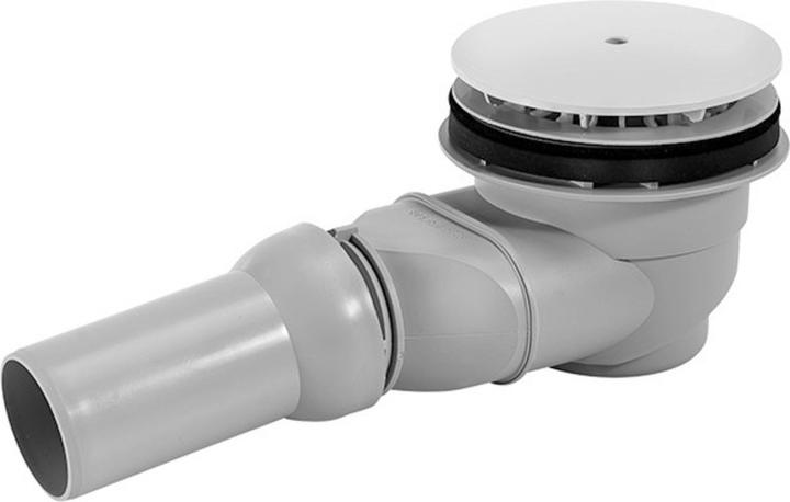 Duravit Ecoulement de receveur de douche Sortie horizontale blanc
