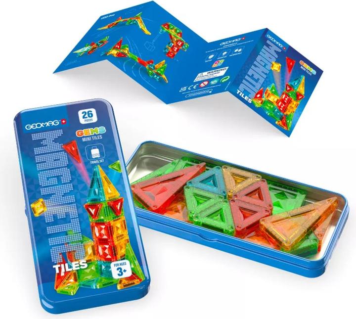 Actual product image Geomag Magnetic Tiles Mini Travel ( 1 piece )