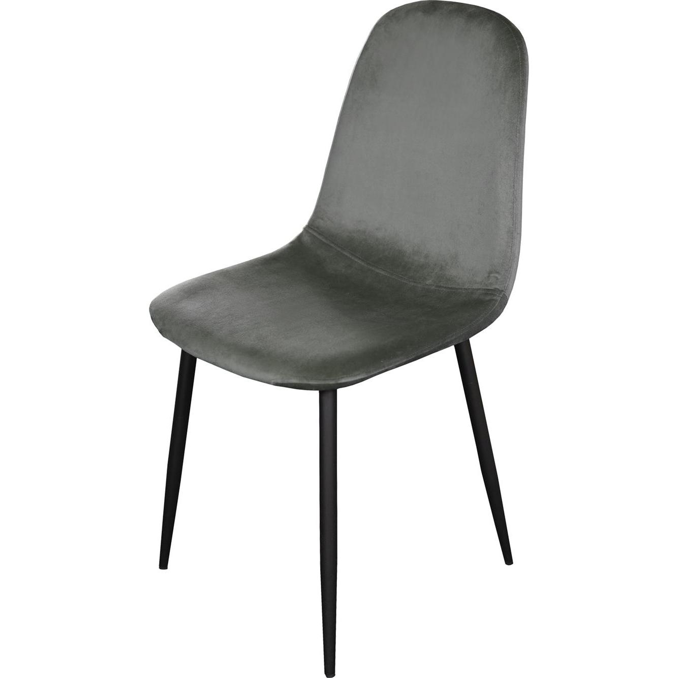HTI-Living, Stühle, Stuhl Savannah Velvet Grau