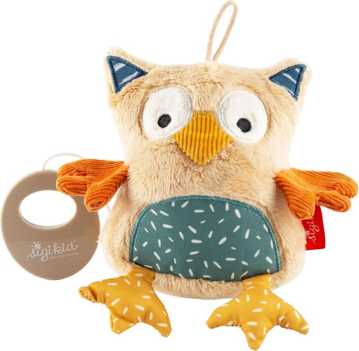 Actual product image Sigikid Music box owl yellow **