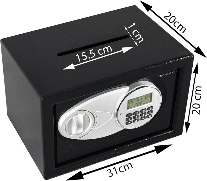 Immagine prodotto Genie Hand Möbeltresor mit Einwurfschlitz (10 l)