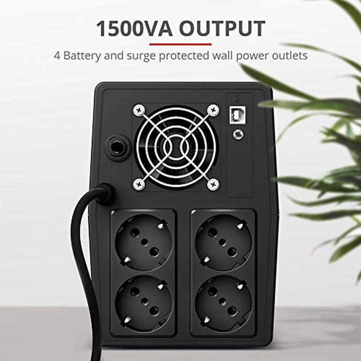 Actual product image Trust Paxxon - UPS - AC 220-240 V - 900 Watt (1500 VA, 900 W)