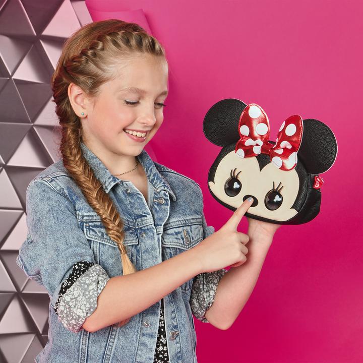 Productafbeelding Spin Master Purse Pets, Disney Minnie Mouse, giocattolo interattivo e borsetta con oltre 30 suoni e reazioni, bo