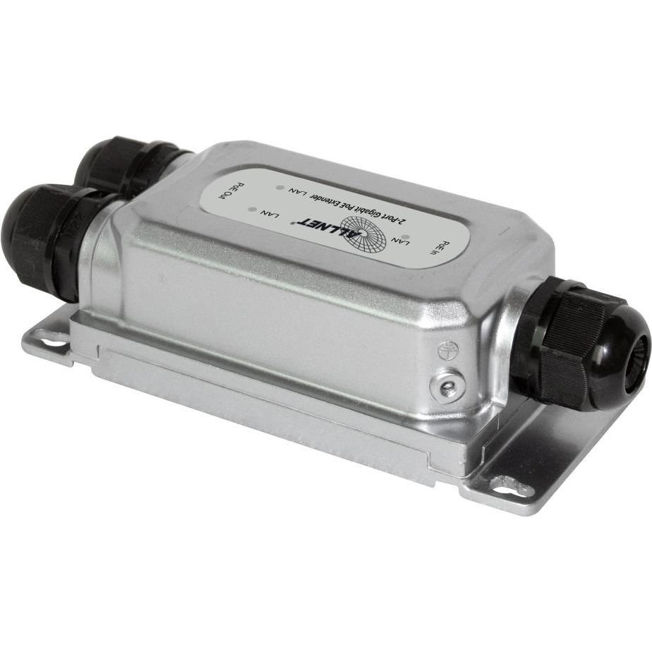 Thumbnail - Allnet poe 2x extender repeater outdoor switch ip67 ieee802.3bt in - 2xat out all-pr2013o-30w (2 Ports), Netzwerk Switch...