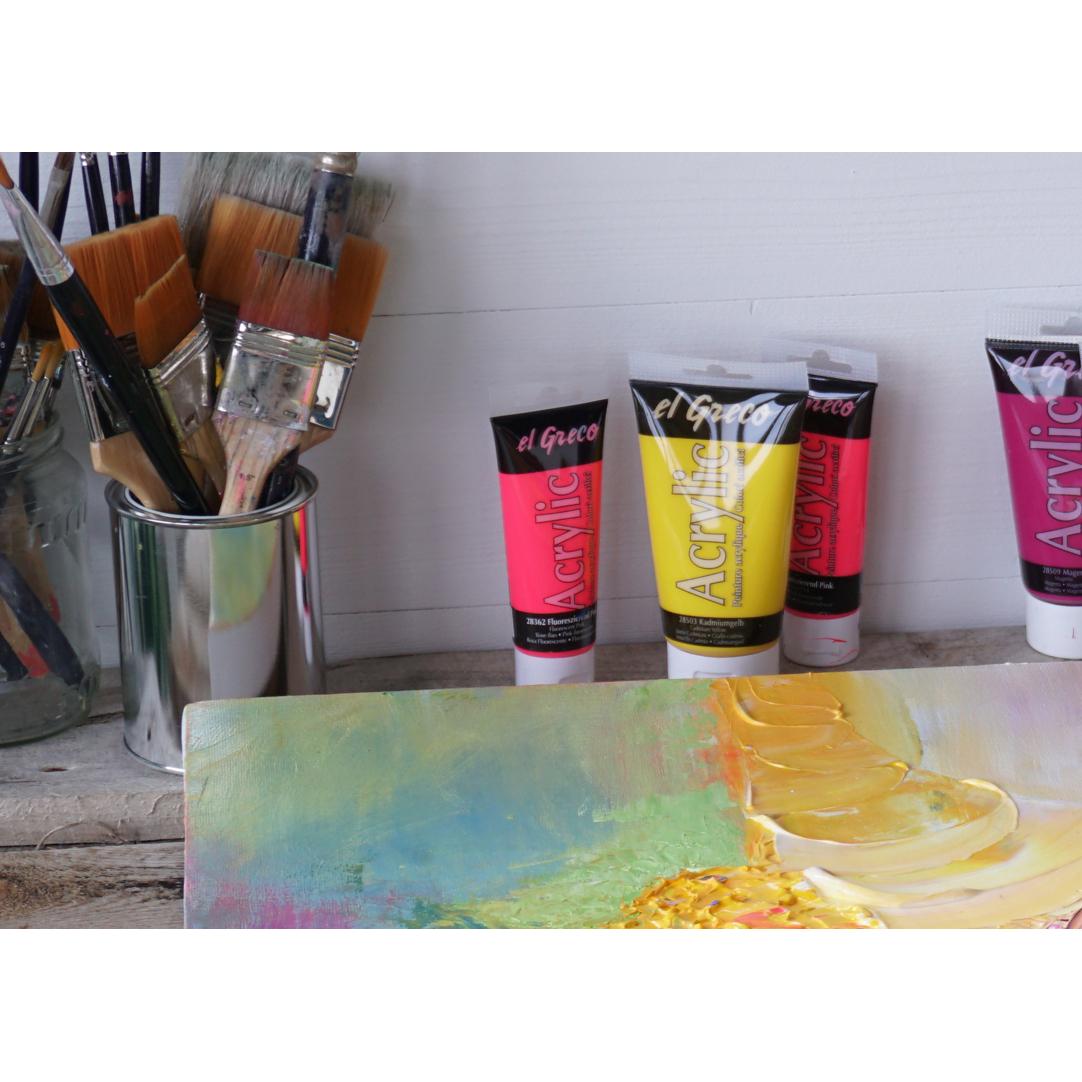 Thumbnail - Kreul, Künstlerfarbe + Bastelfarbe, el Greco Acrylic 75ml (Zinnberrot, 75 ml)