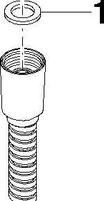 Actual product image Dornbracht 28104970-99 Metal shower hose spare parts (125 cm)